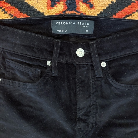 Veronica Beard Velvet Flared Pants - Picture 11 of 12